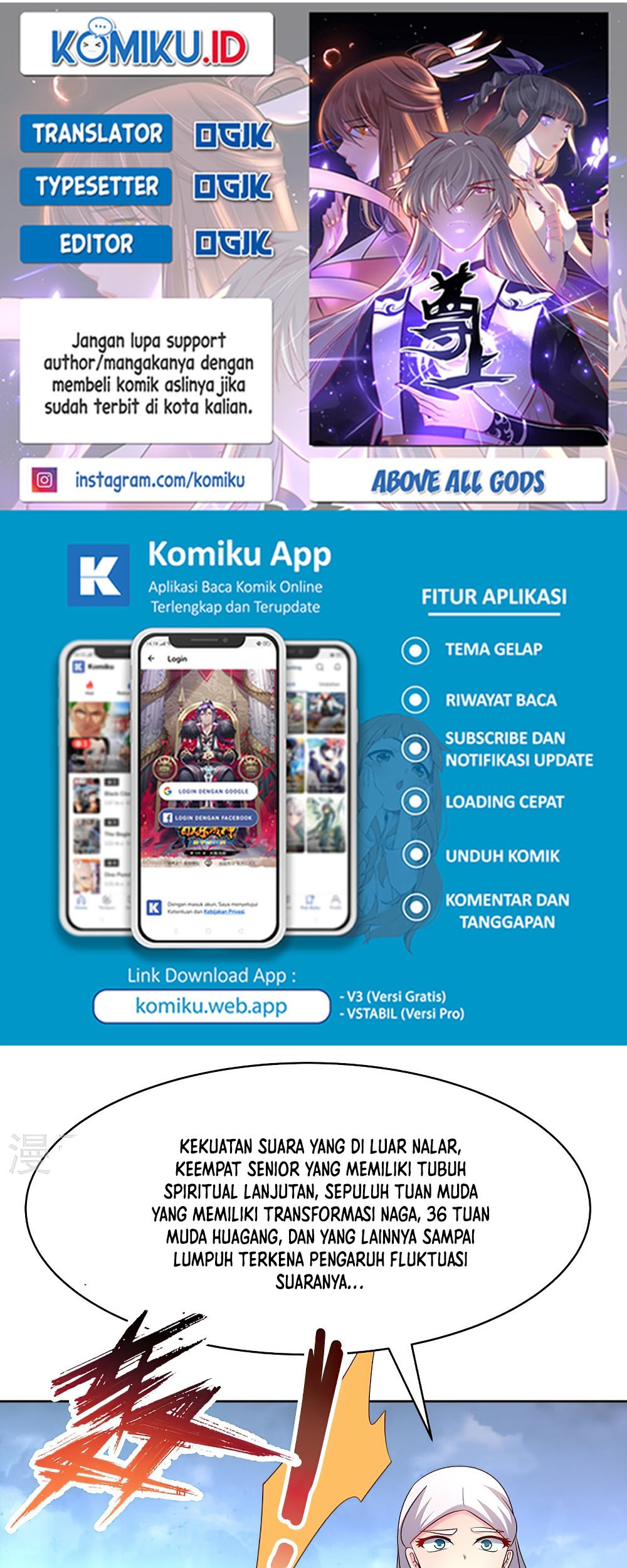 Baca Komik Above All Gods Chapter 419 Gambar 1