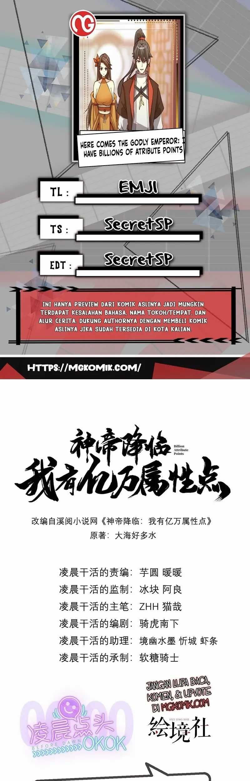 Baca Komik God Emperor Descends I have Billions of Attribute Points Chapter 32 Gambar 1