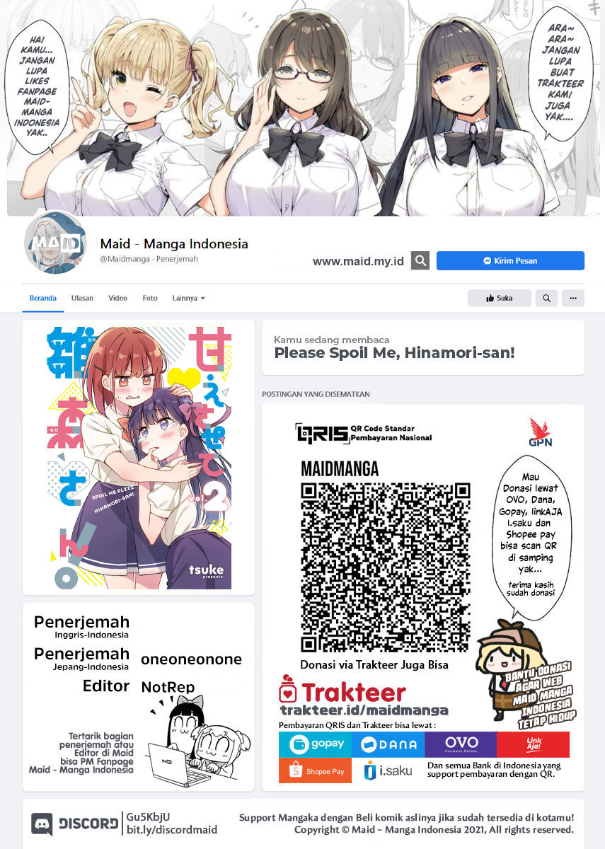 Baca  Please Spoil Me, Hinamori-san! Chapter 17 Gambar 2