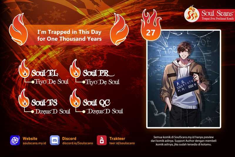 Baca Komik I’m Trapped in This Day for One Thousand Years Chapter 27 Gambar 1