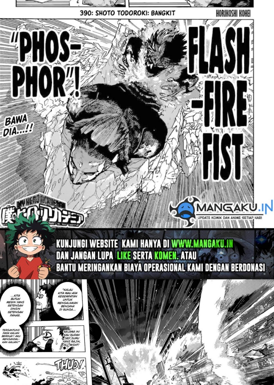 Baca Boku no Hero Academia Chapter 390 Gambar 2