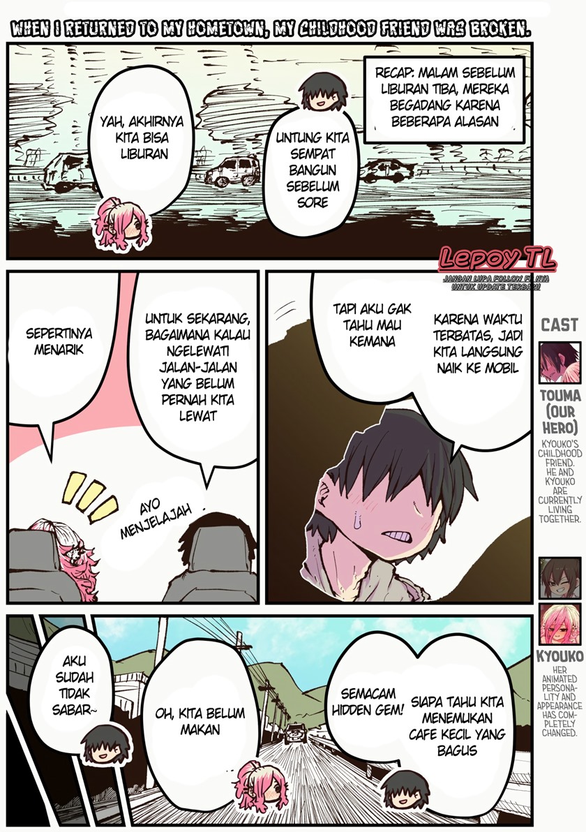 Baca Komik When I Returned to My Hometown, My Childhood Friend was Broken Chapter 35 Gambar 1