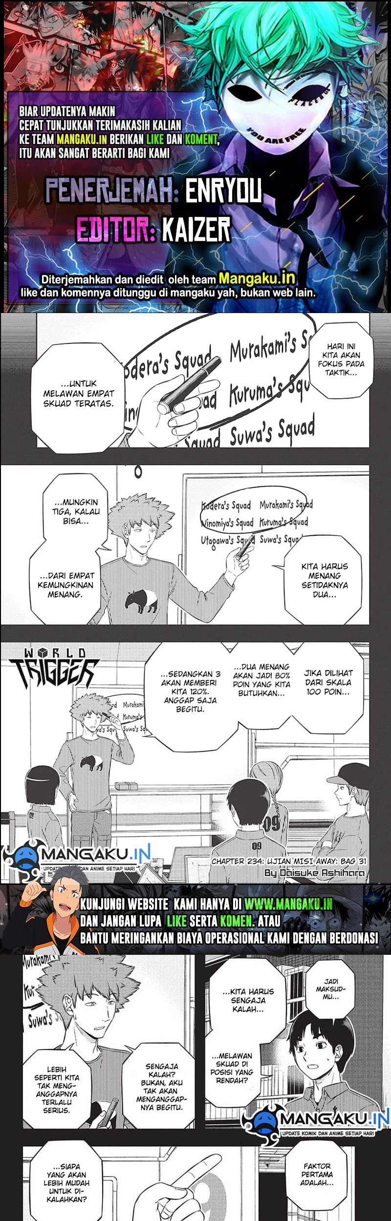 Baca Komik World Trigger Chapter 234 Gambar 1