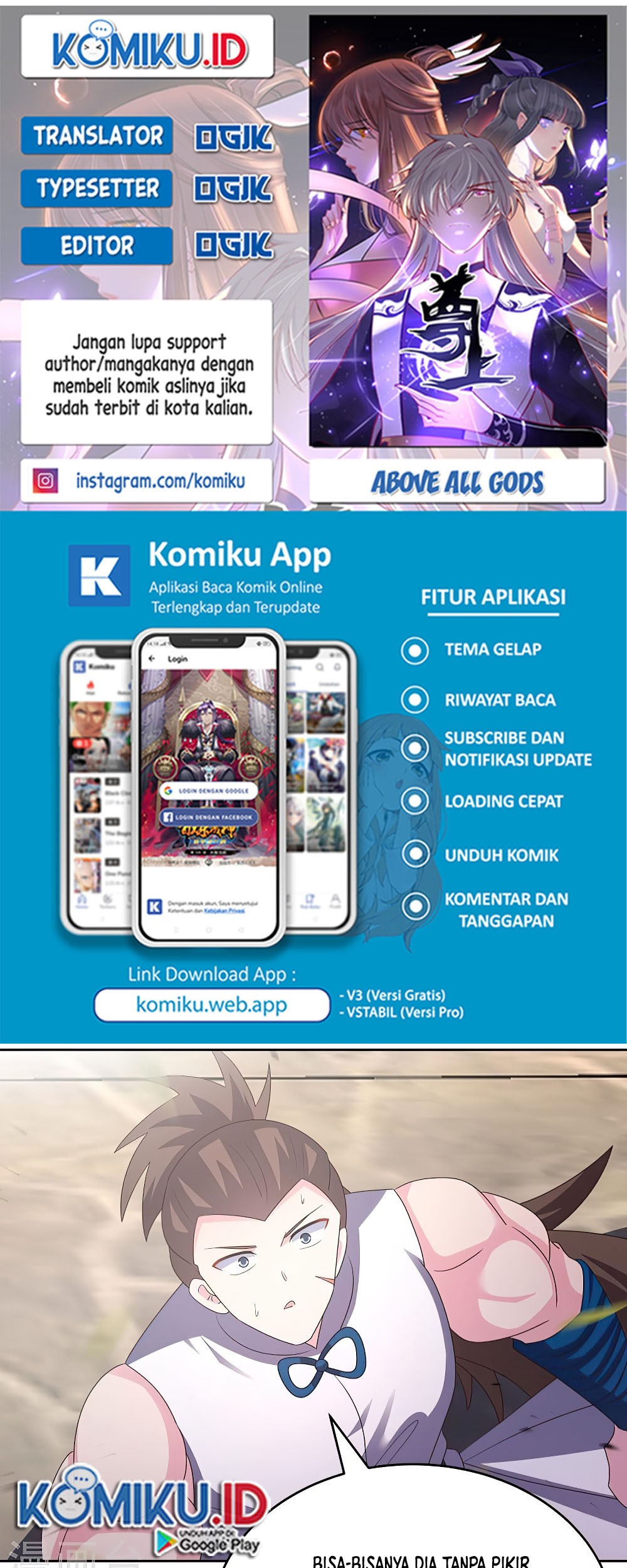 Baca Komik Above All Gods Chapter 421 Gambar 1