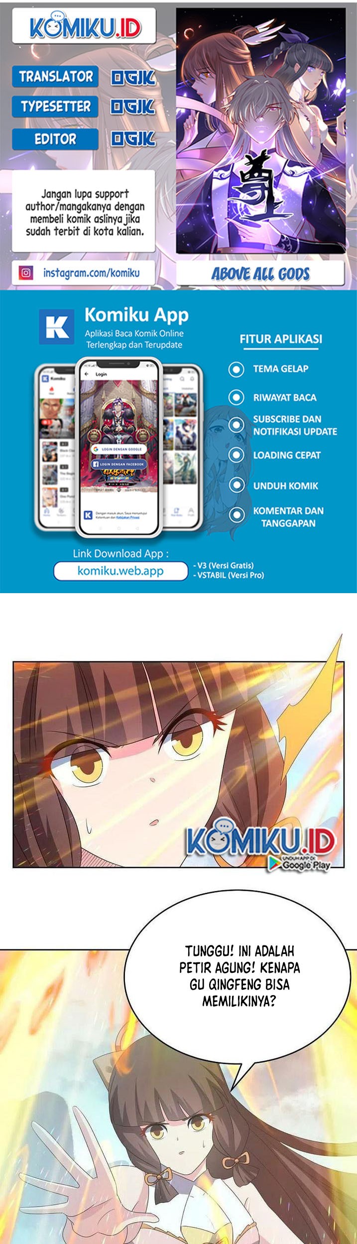 Baca Komik Above All Gods Chapter 421.5 Gambar 1