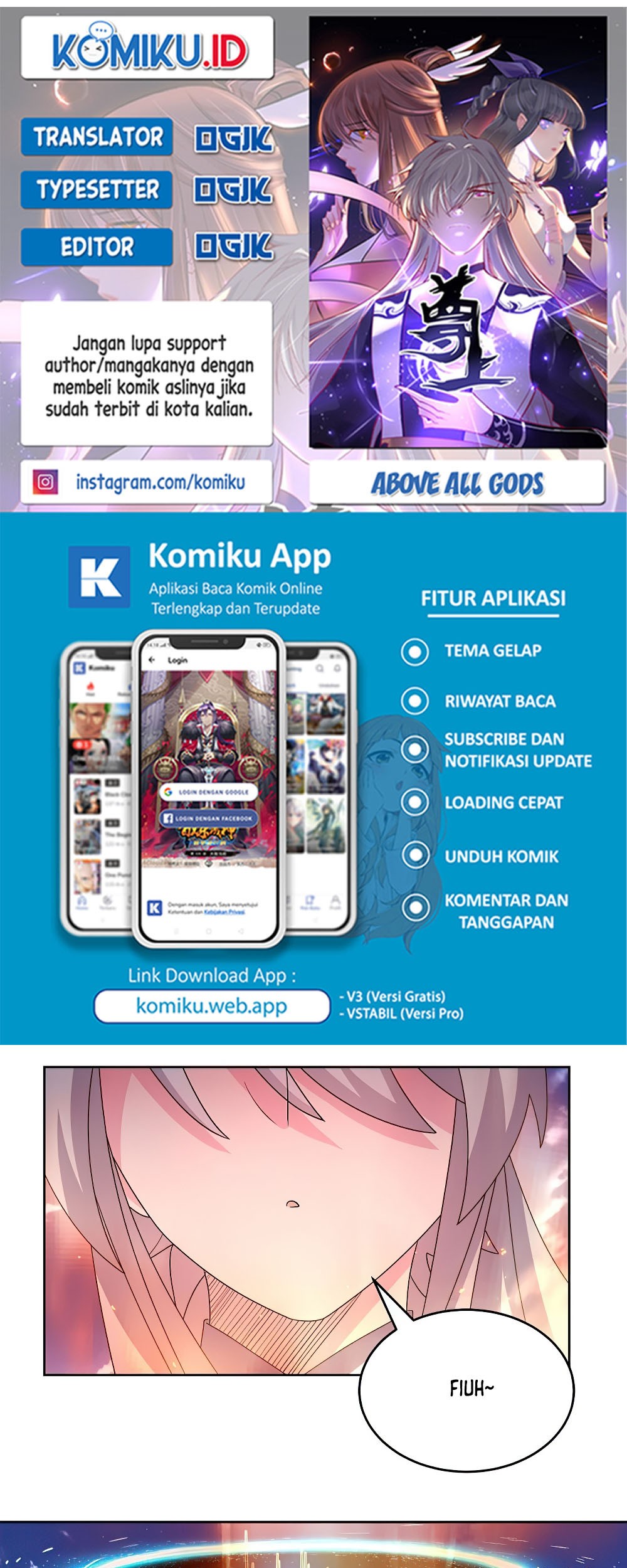 Baca Komik Above All Gods Chapter 424 Gambar 1