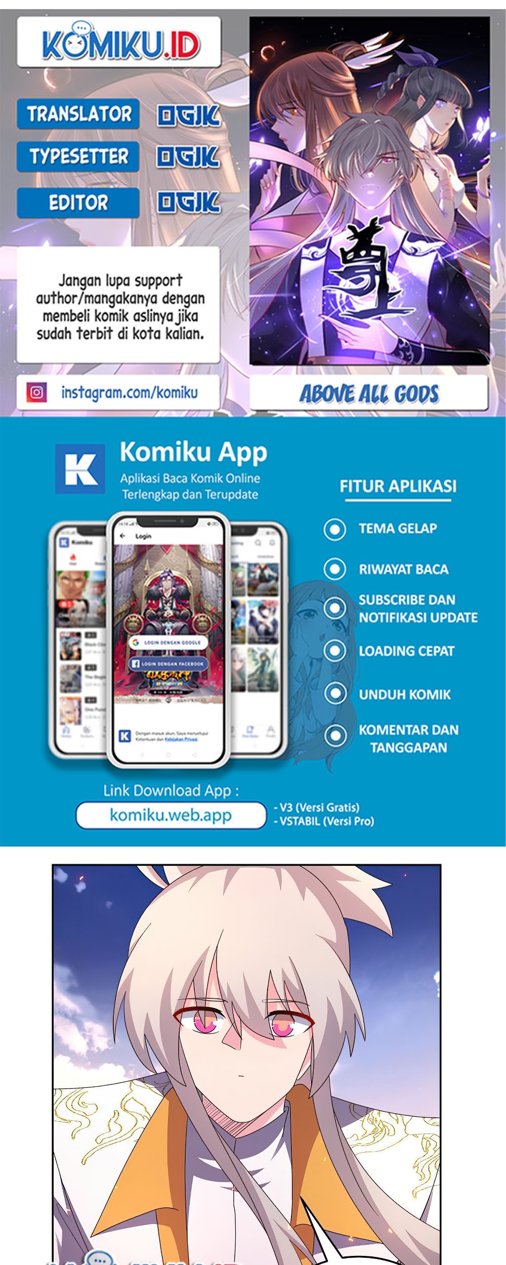 Baca Komik Above All Gods Chapter 425 Gambar 1