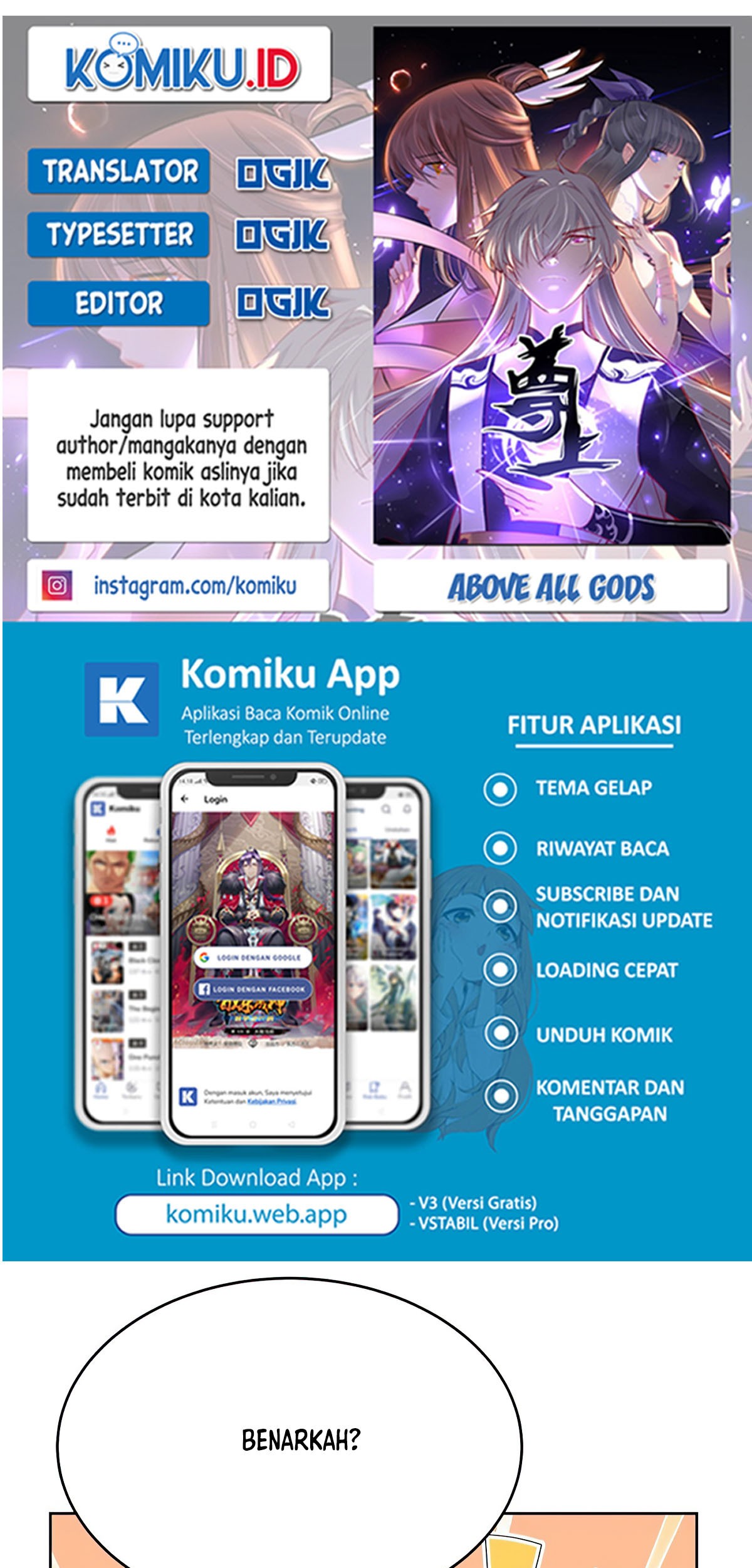Baca Komik Above All Gods Chapter 429.5 Gambar 1