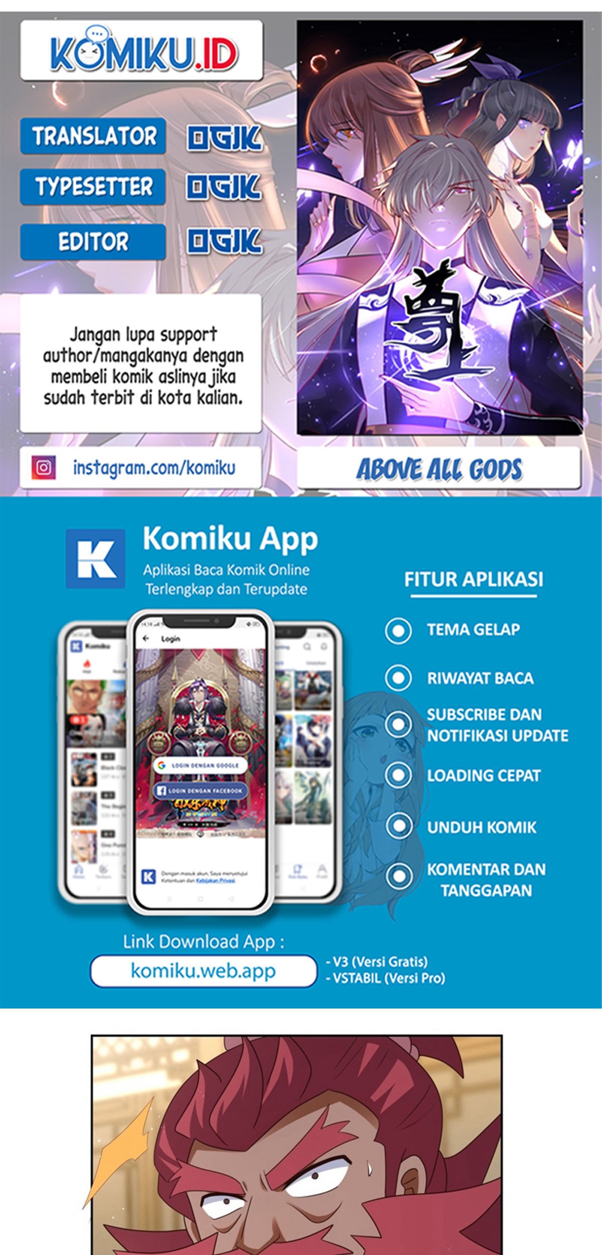 Baca Komik Above All Gods Chapter 431.5 Gambar 1