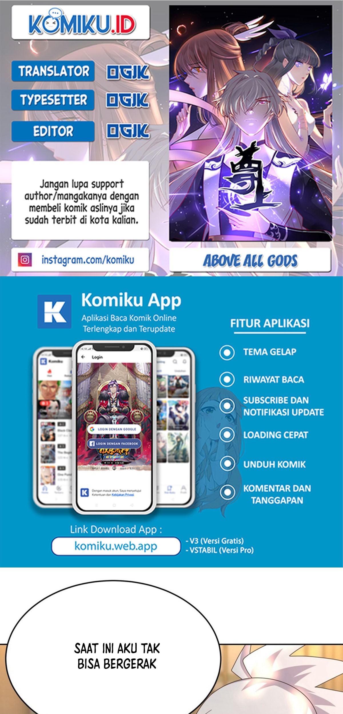 Baca Komik Above All Gods Chapter 432.5 Gambar 1