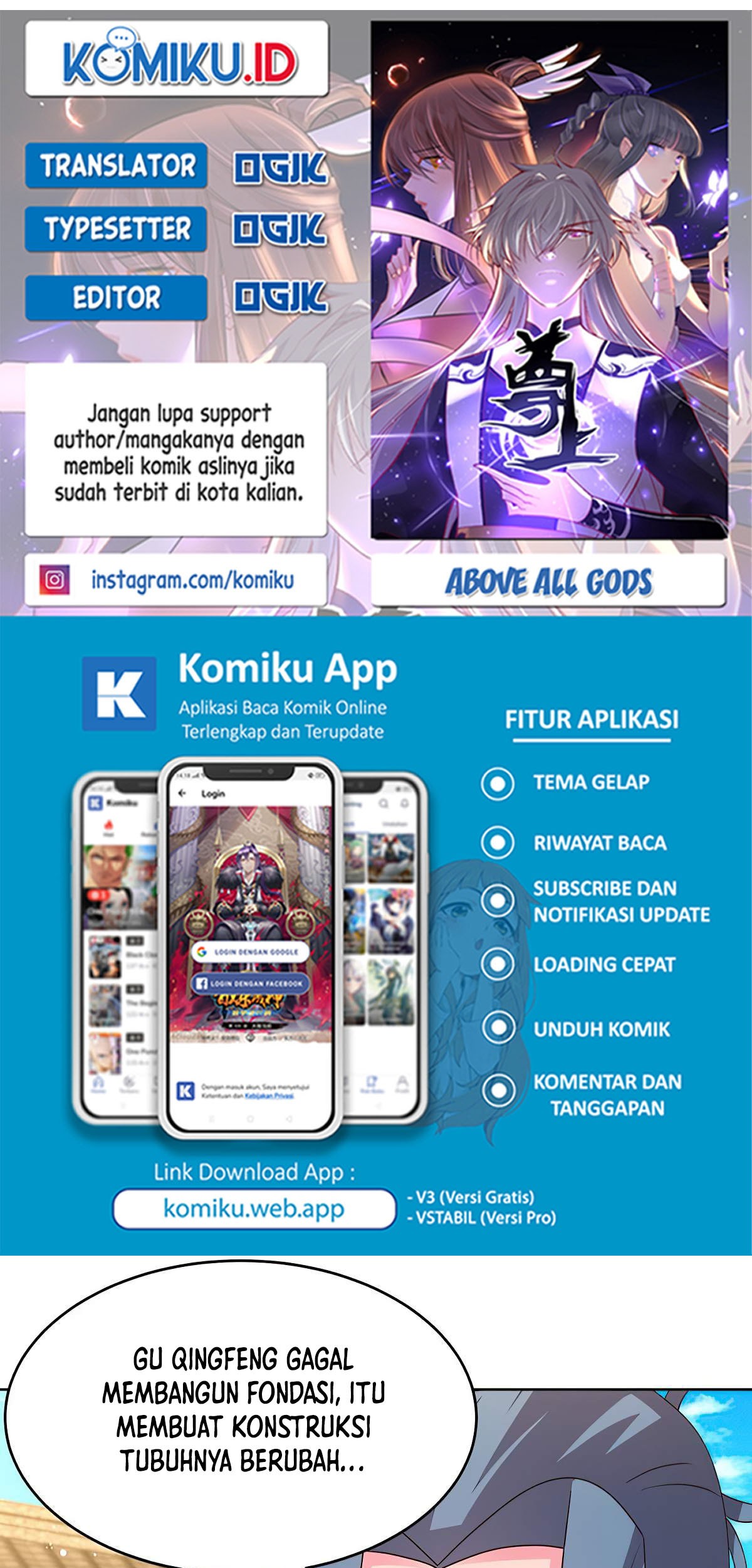 Baca Komik Above All Gods Chapter 434 Gambar 1