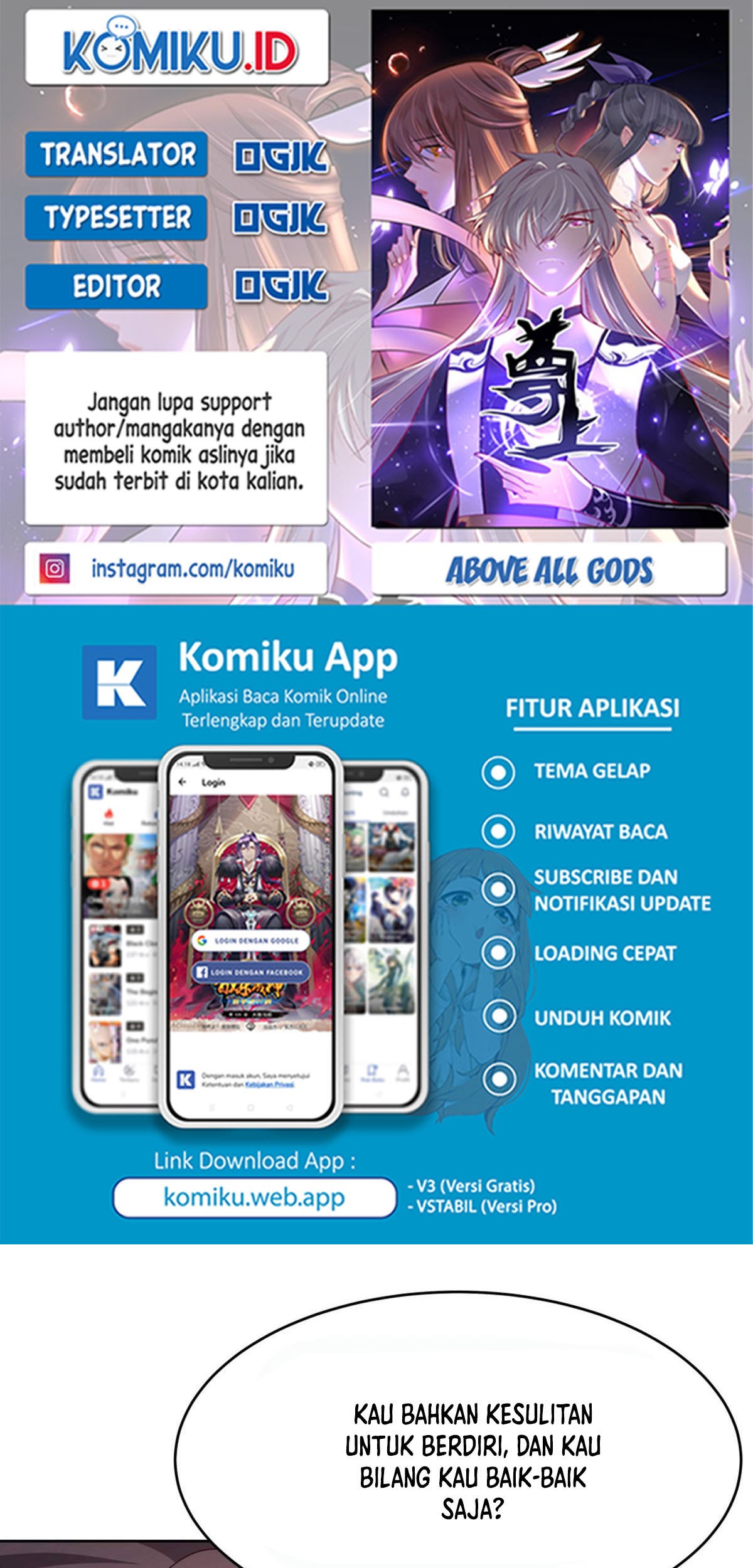 Baca Komik Above All Gods Chapter 436 Gambar 1