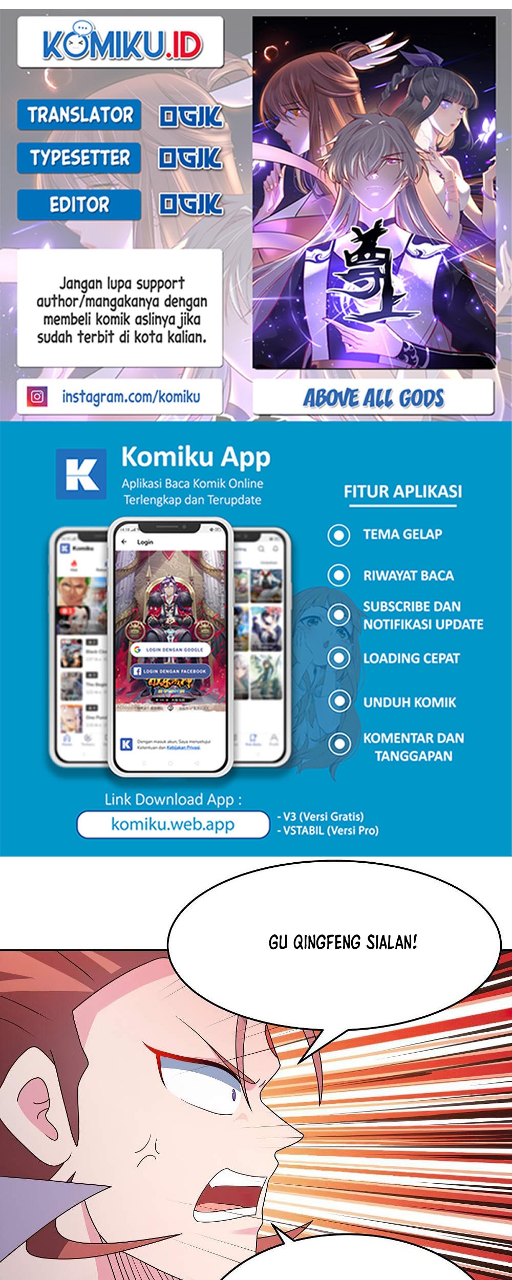 Baca Komik Above All Gods Chapter 437.5 Gambar 1