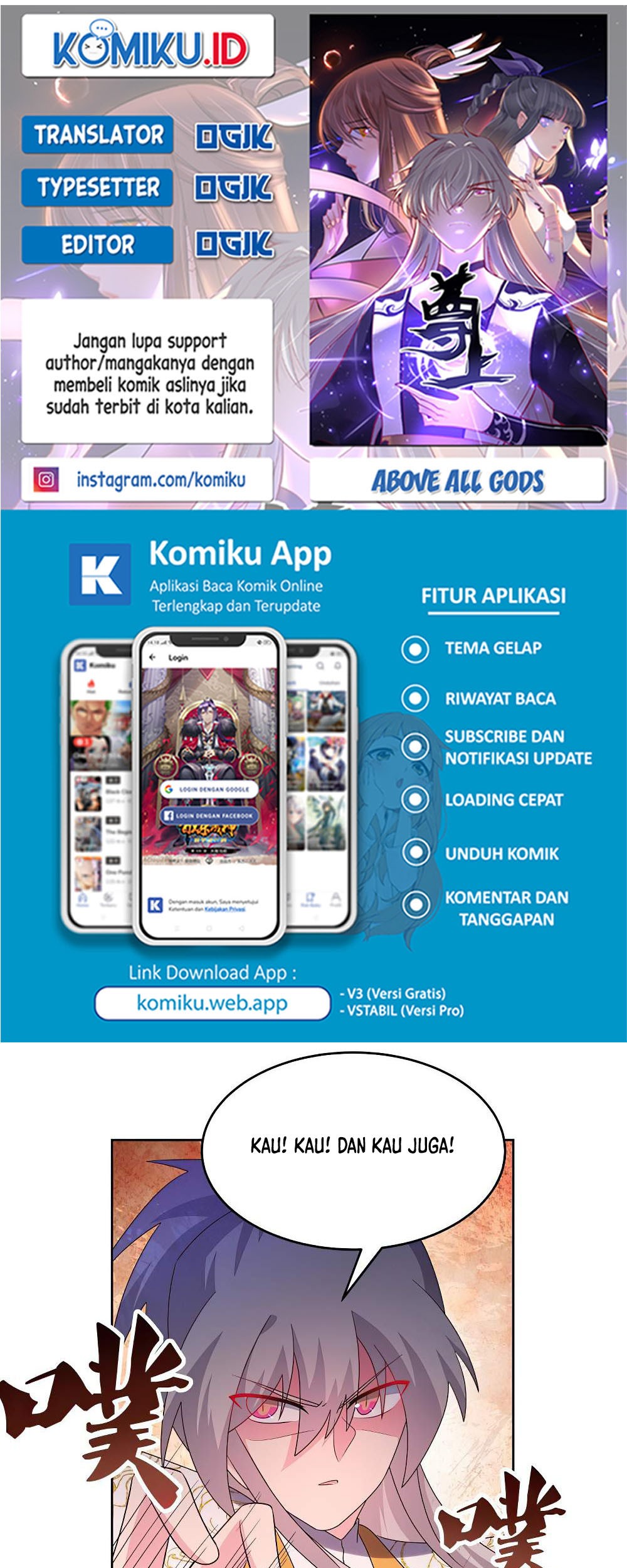 Baca Komik Above All Gods Chapter 438 Gambar 1