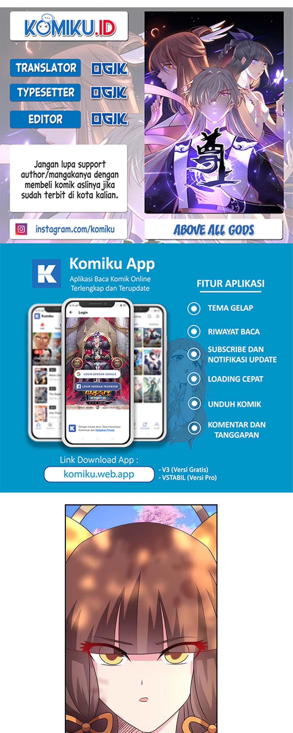 Baca Komik Above All Gods Chapter 439.5 Gambar 1