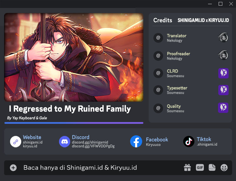 Baca Komik I Regressed to My Ruined Family Chapter 48 Gambar 1