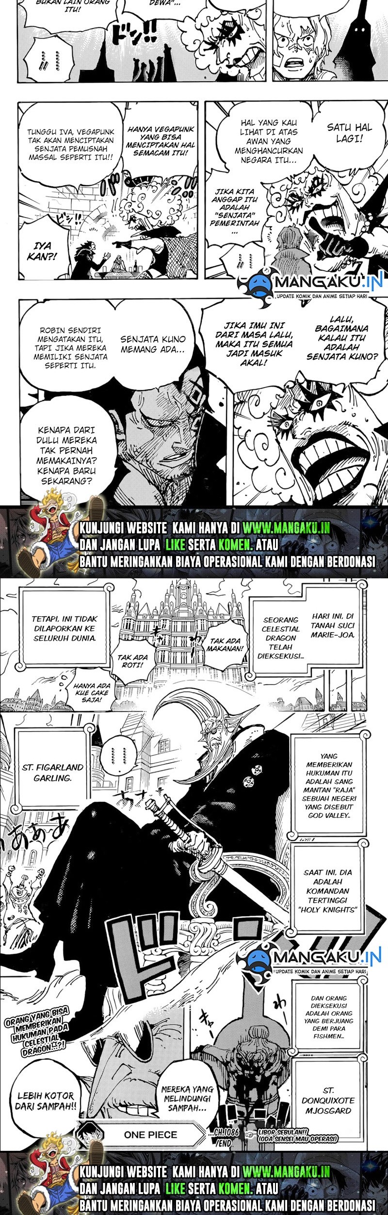 One Piece Chapter 1086 Gambar 9