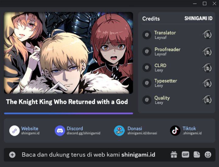 Baca Komik The Knight King Who Returned with a God Chapter 07 Gambar 1