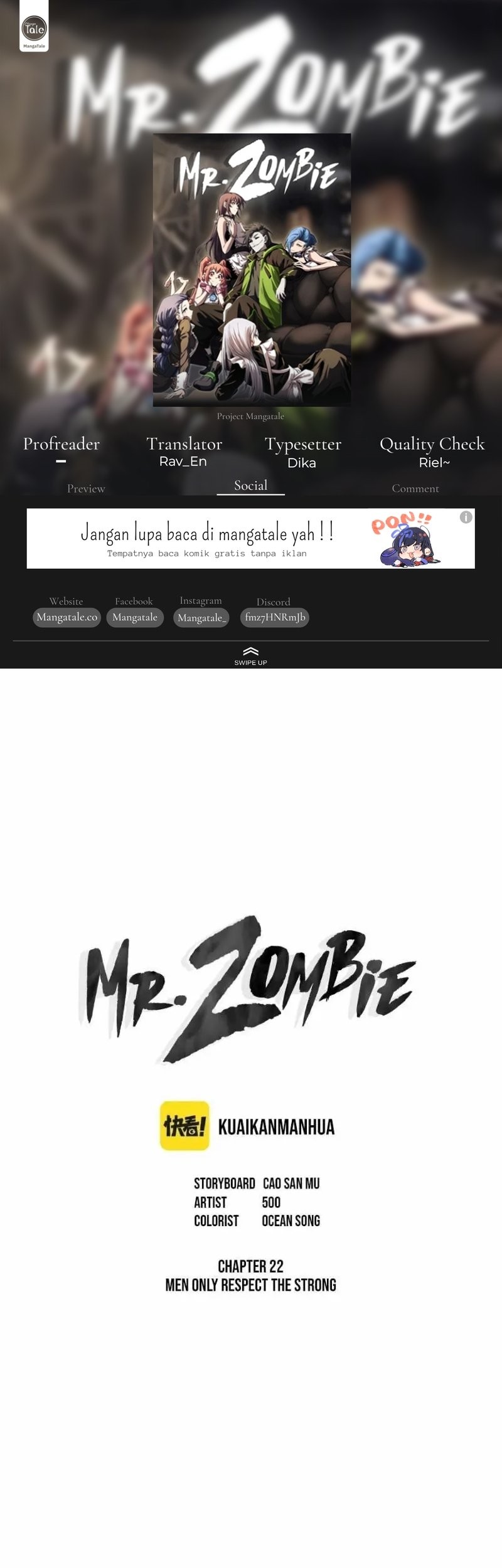Baca Komik Mr. Zombie Chapter 22 Gambar 1