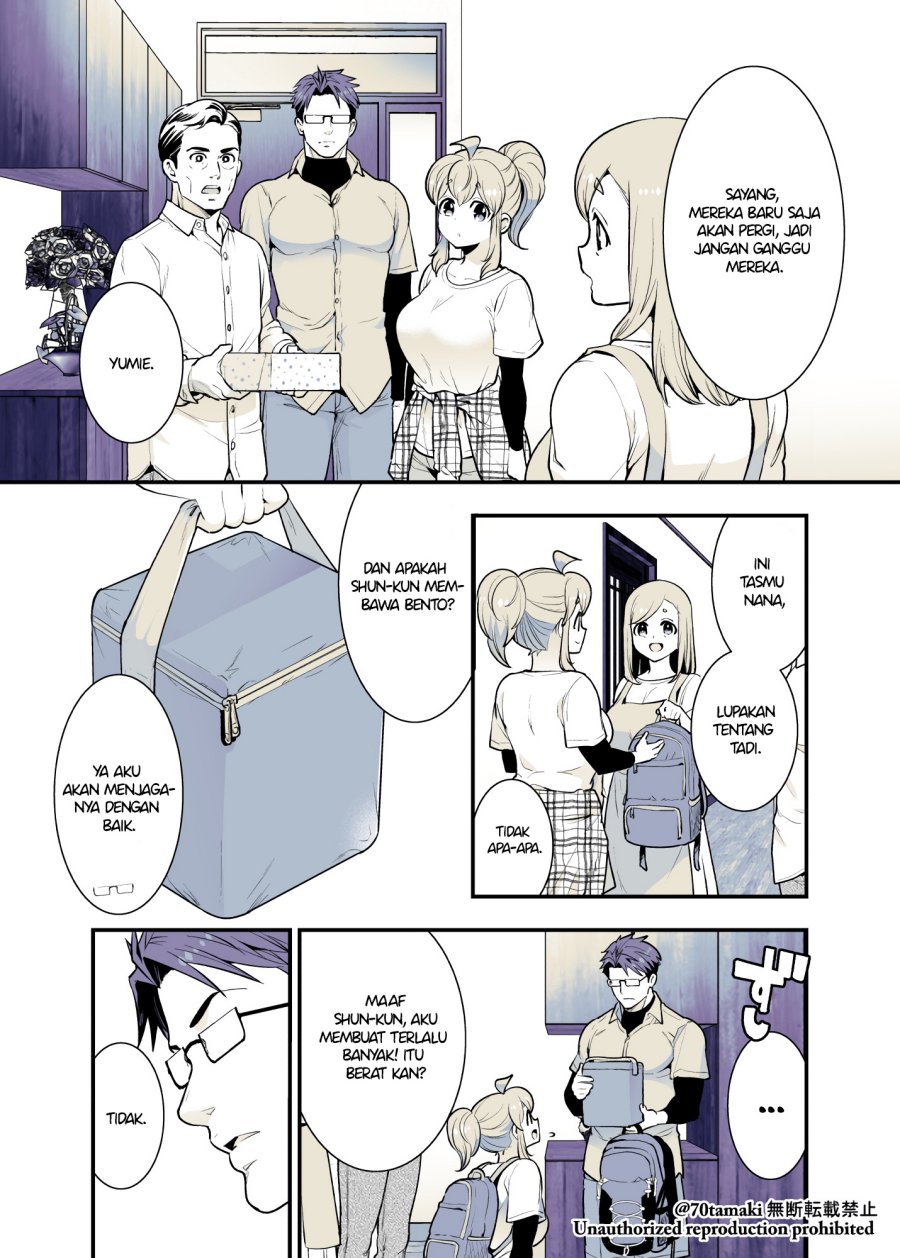 Baca Osananajimi ga Hisabisa ni Saikai Shitara Otagai Kyonyuu ni Natteta Chapter 38 Gambar 2