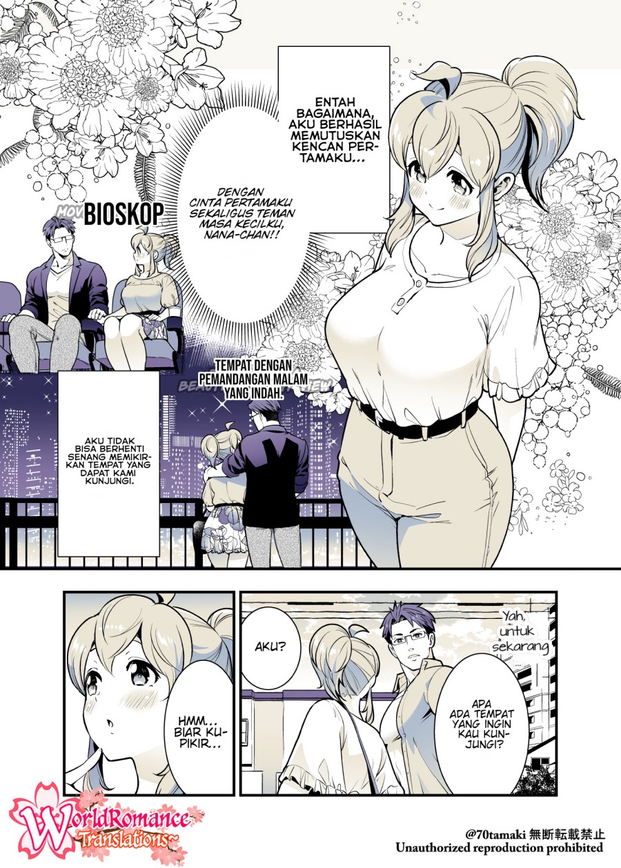 Baca Osananajimi ga Hisabisa ni Saikai Shitara Otagai Kyonyuu ni Natteta Chapter 36 Gambar 2