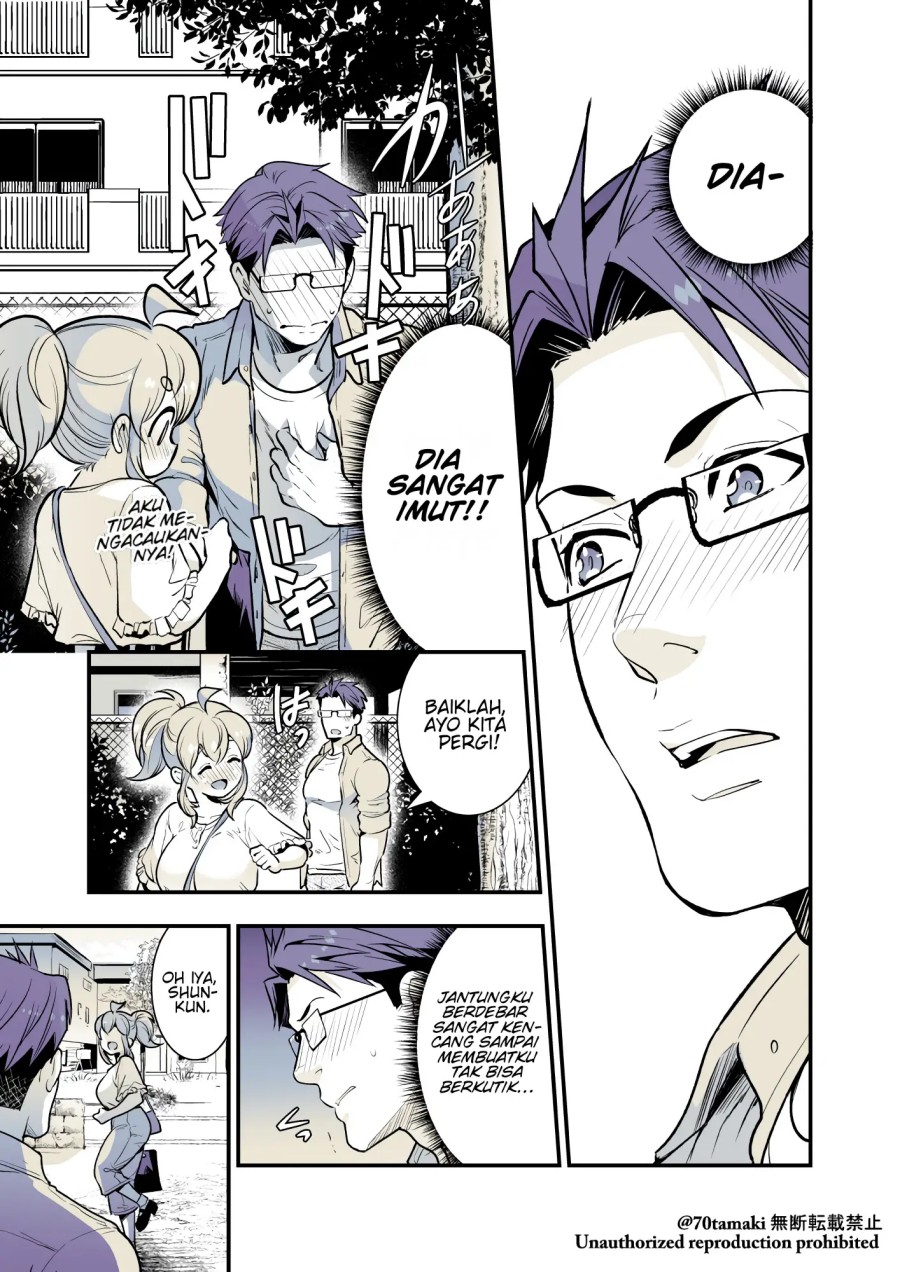 Osananajimi ga Hisabisa ni Saikai Shitara Otagai Kyonyuu ni Natteta Chapter 35 Gambar 7