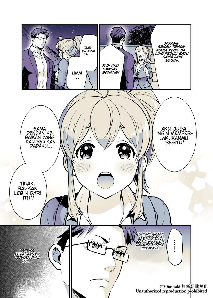 Osananajimi ga Hisabisa ni Saikai Shitara Otagai Kyonyuu ni Natteta Chapter 29 Gambar 4