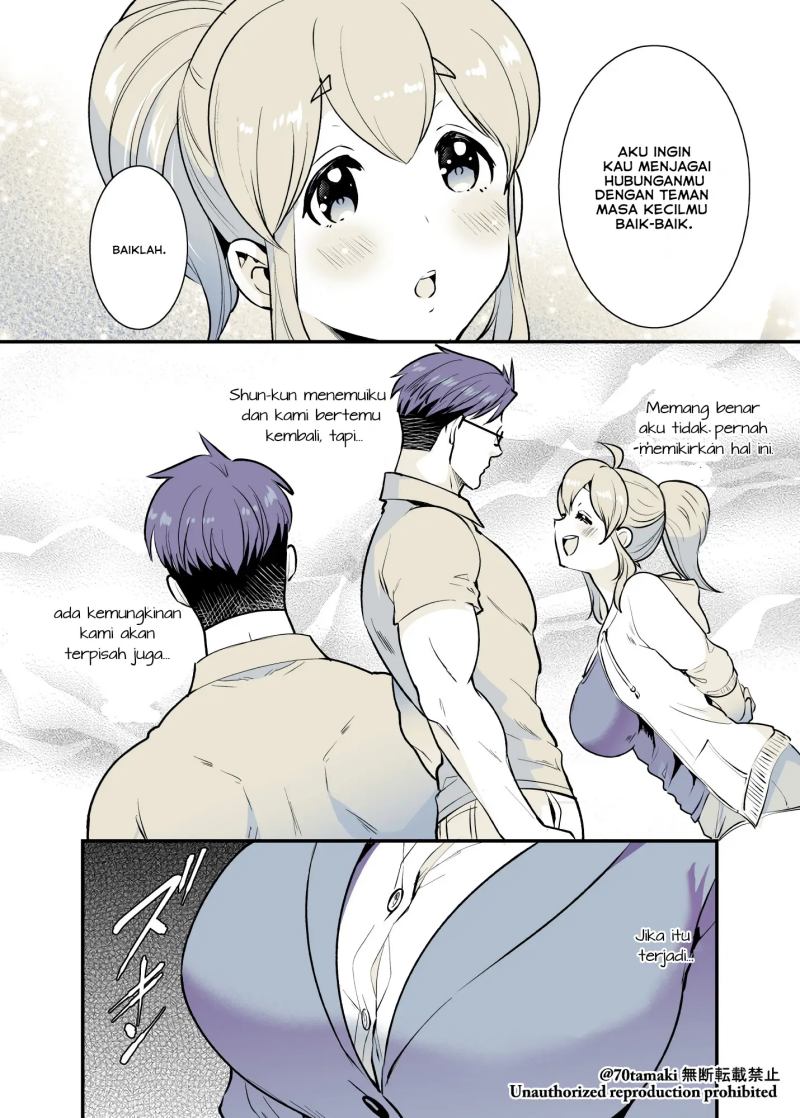 Osananajimi ga Hisabisa ni Saikai Shitara Otagai Kyonyuu ni Natteta Chapter 25 Gambar 3