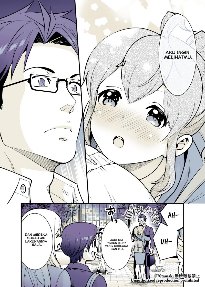 Osananajimi ga Hisabisa ni Saikai Shitara Otagai Kyonyuu ni Natteta Chapter 25 Gambar 7