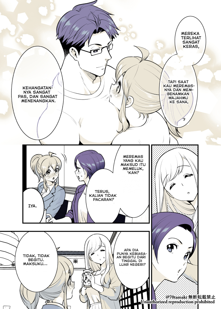 Osananajimi ga Hisabisa ni Saikai Shitara Otagai Kyonyuu ni Natteta Chapter 24 Gambar 4