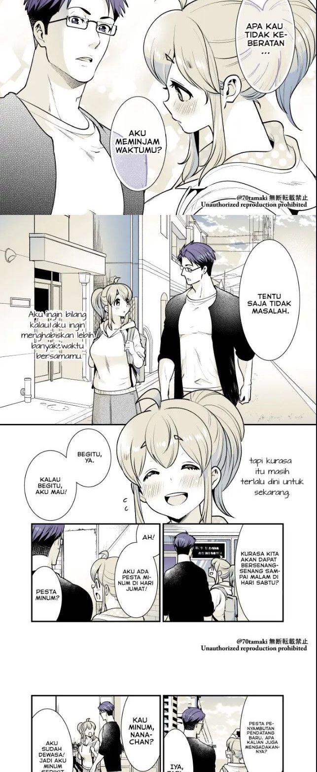 Osananajimi ga Hisabisa ni Saikai Shitara Otagai Kyonyuu ni Natteta Chapter 22 Gambar 3