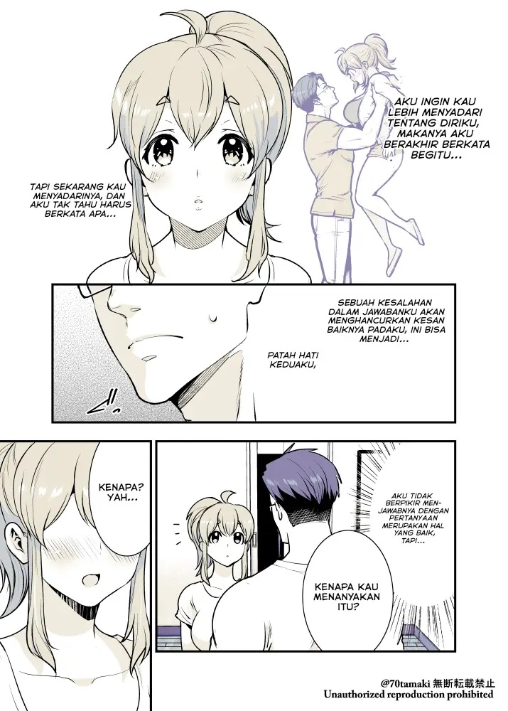 Osananajimi ga Hisabisa ni Saikai Shitara Otagai Kyonyuu ni Natteta Chapter 19 Gambar 4