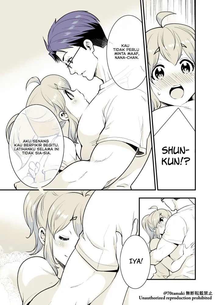 Osananajimi ga Hisabisa ni Saikai Shitara Otagai Kyonyuu ni Natteta Chapter 19 Gambar 9