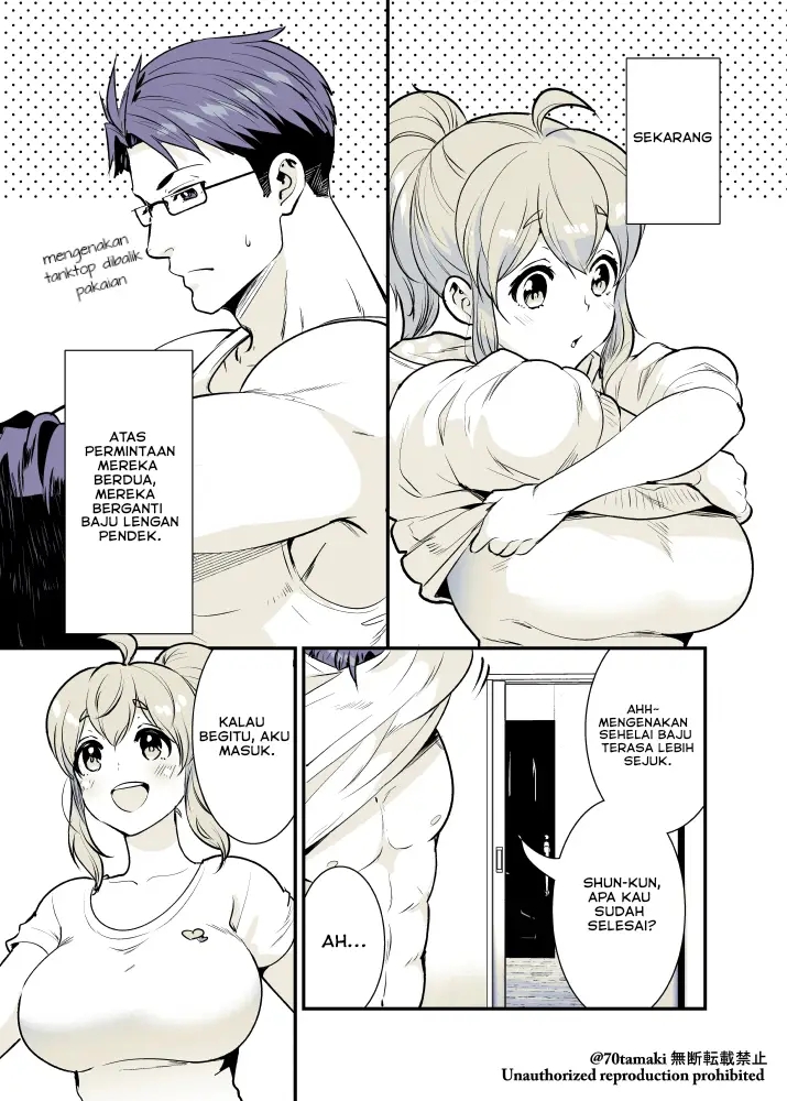 Baca Osananajimi ga Hisabisa ni Saikai Shitara Otagai Kyonyuu ni Natteta Chapter 18 Gambar 2