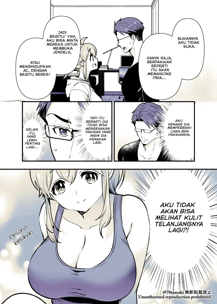 Osananajimi ga Hisabisa ni Saikai Shitara Otagai Kyonyuu ni Natteta Chapter 17 Gambar 3