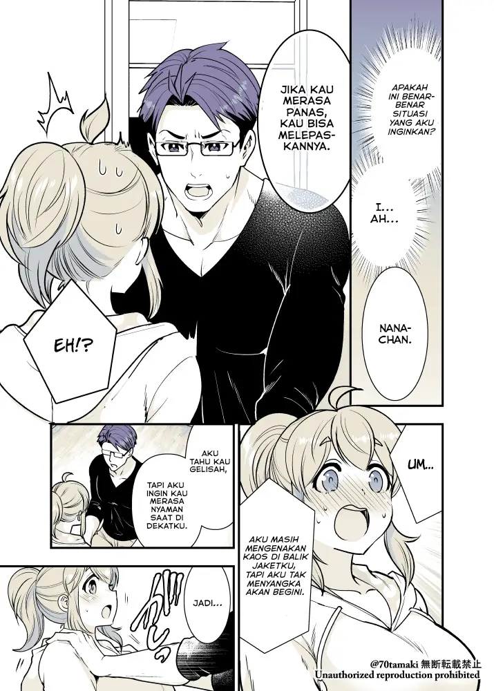 Osananajimi ga Hisabisa ni Saikai Shitara Otagai Kyonyuu ni Natteta Chapter 17 Gambar 4