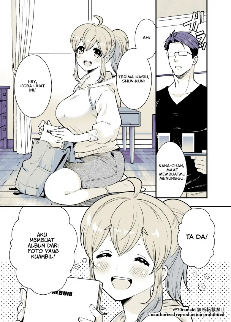 Baca Osananajimi ga Hisabisa ni Saikai Shitara Otagai Kyonyuu ni Natteta Chapter 16 Gambar 2
