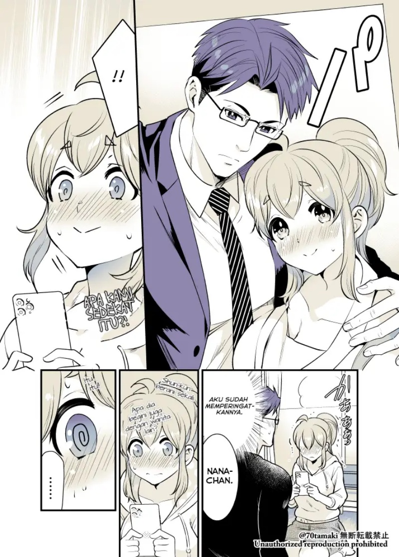 Osananajimi ga Hisabisa ni Saikai Shitara Otagai Kyonyuu ni Natteta Chapter 16 Gambar 5