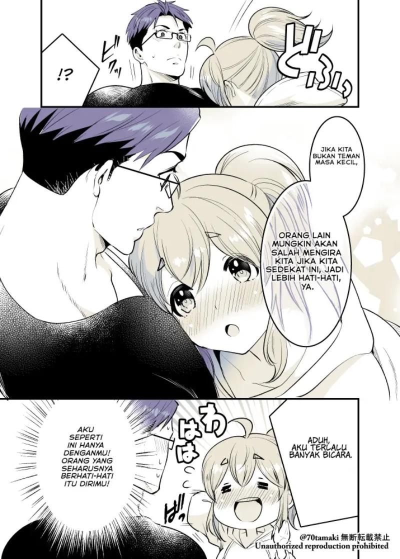 Osananajimi ga Hisabisa ni Saikai Shitara Otagai Kyonyuu ni Natteta Chapter 16 Gambar 6