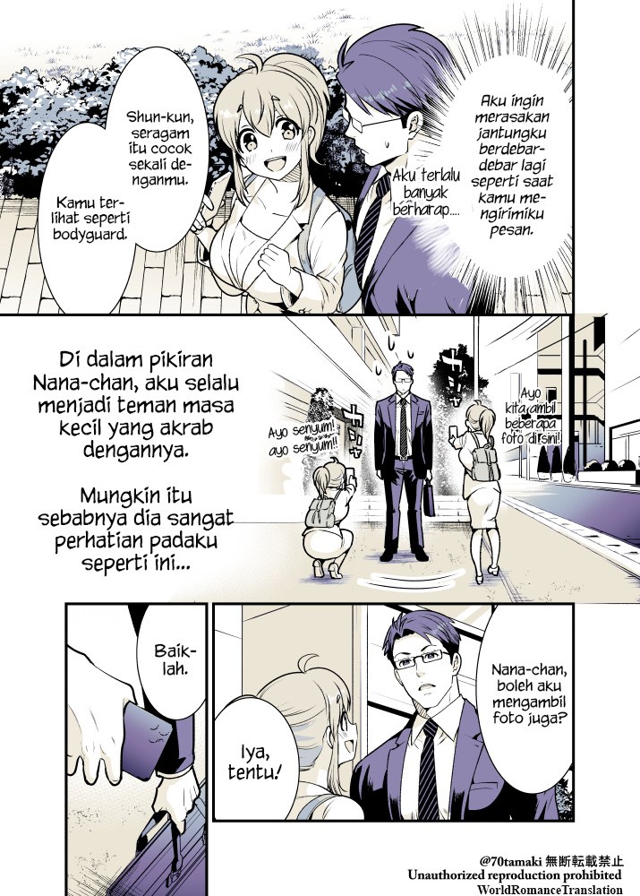 Osananajimi ga Hisabisa ni Saikai Shitara Otagai Kyonyuu ni Natteta Chapter 10 Gambar 4
