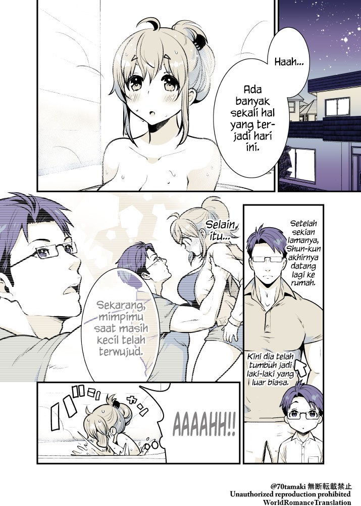 Baca Osananajimi ga Hisabisa ni Saikai Shitara Otagai Kyonyuu ni Natteta Chapter 09 Gambar 2
