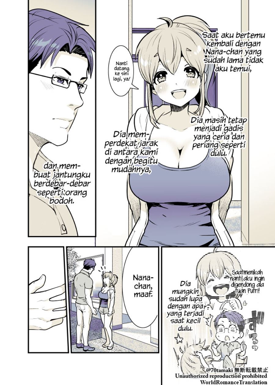 Baca Osananajimi ga Hisabisa ni Saikai Shitara Otagai Kyonyuu ni Natteta Chapter 08 Gambar 2