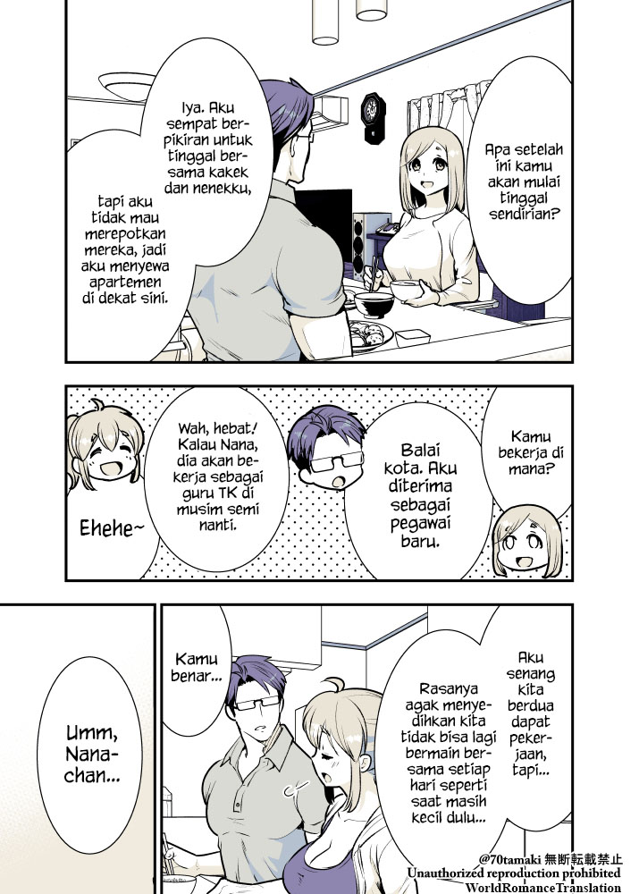 Osananajimi ga Hisabisa ni Saikai Shitara Otagai Kyonyuu ni Natteta Chapter 07 Gambar 3