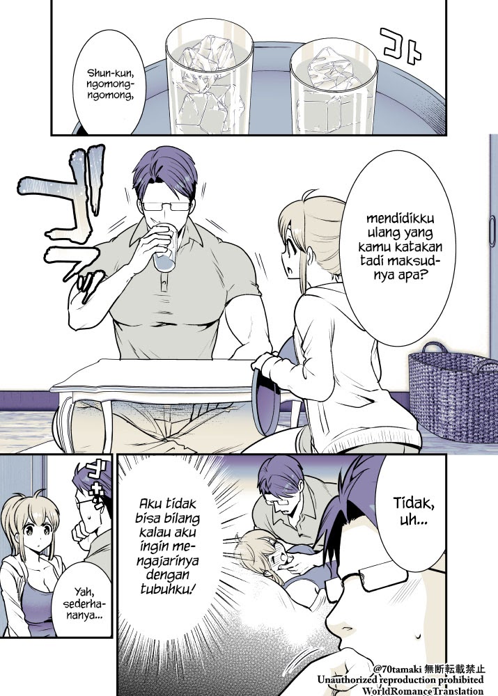 Baca Osananajimi ga Hisabisa ni Saikai Shitara Otagai Kyonyuu ni Natteta Chapter 04 Gambar 2
