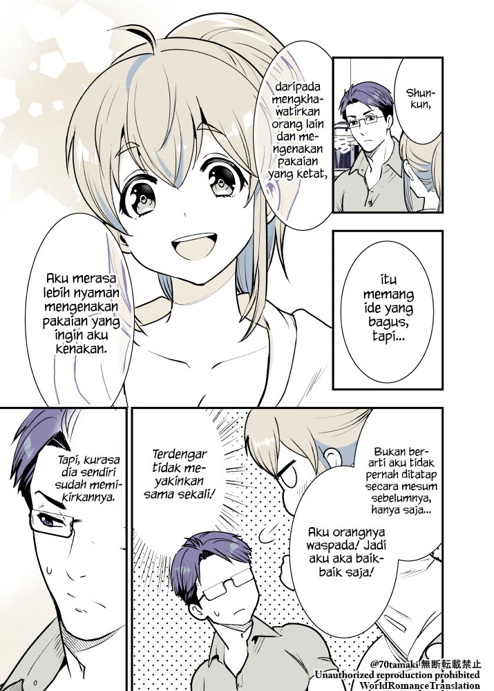Osananajimi ga Hisabisa ni Saikai Shitara Otagai Kyonyuu ni Natteta Chapter 04 Gambar 4