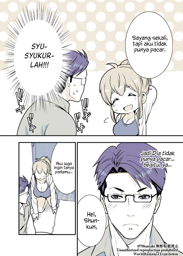 Osananajimi ga Hisabisa ni Saikai Shitara Otagai Kyonyuu ni Natteta Chapter 04 Gambar 7