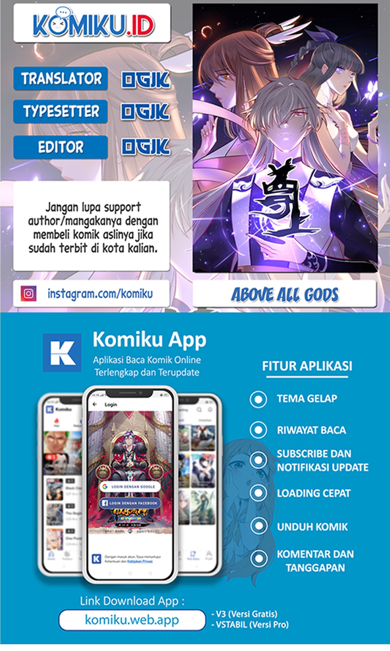 Baca Komik Above All Gods Chapter 443 Gambar 1