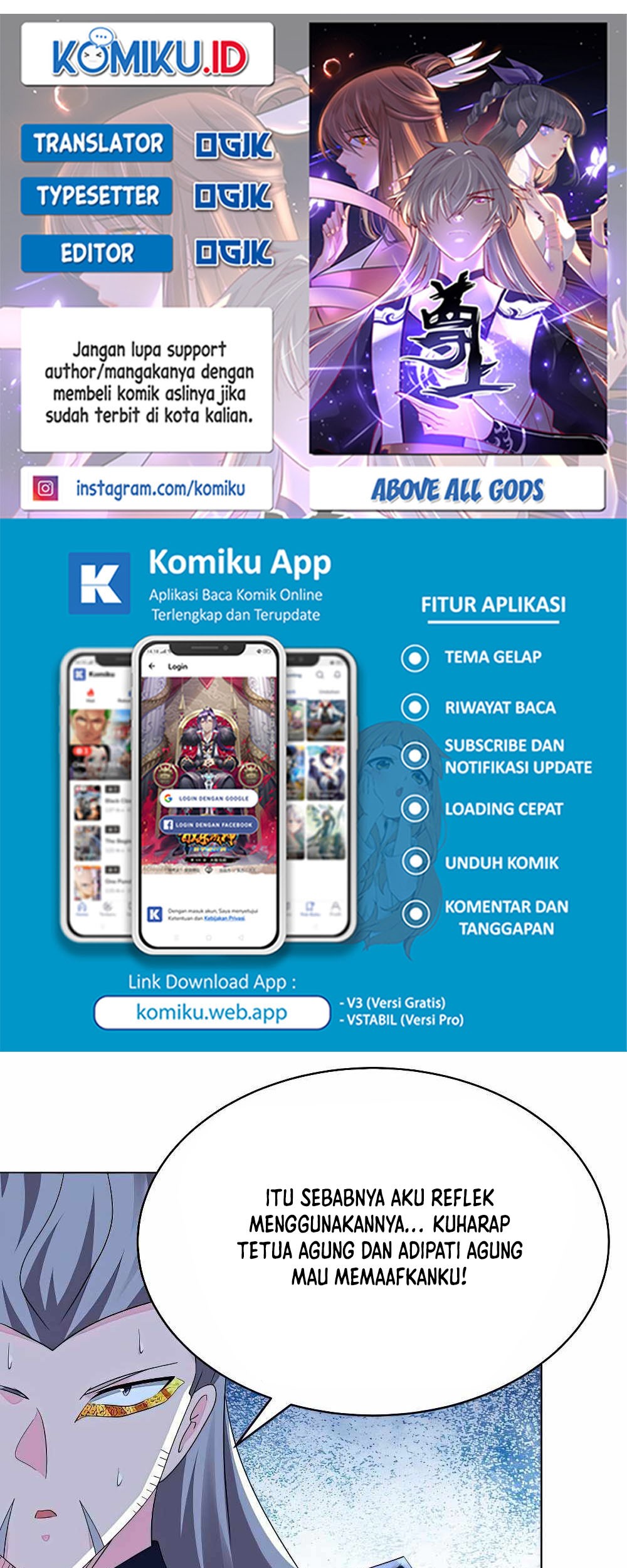 Baca Komik Above All Gods Chapter 445 Gambar 1