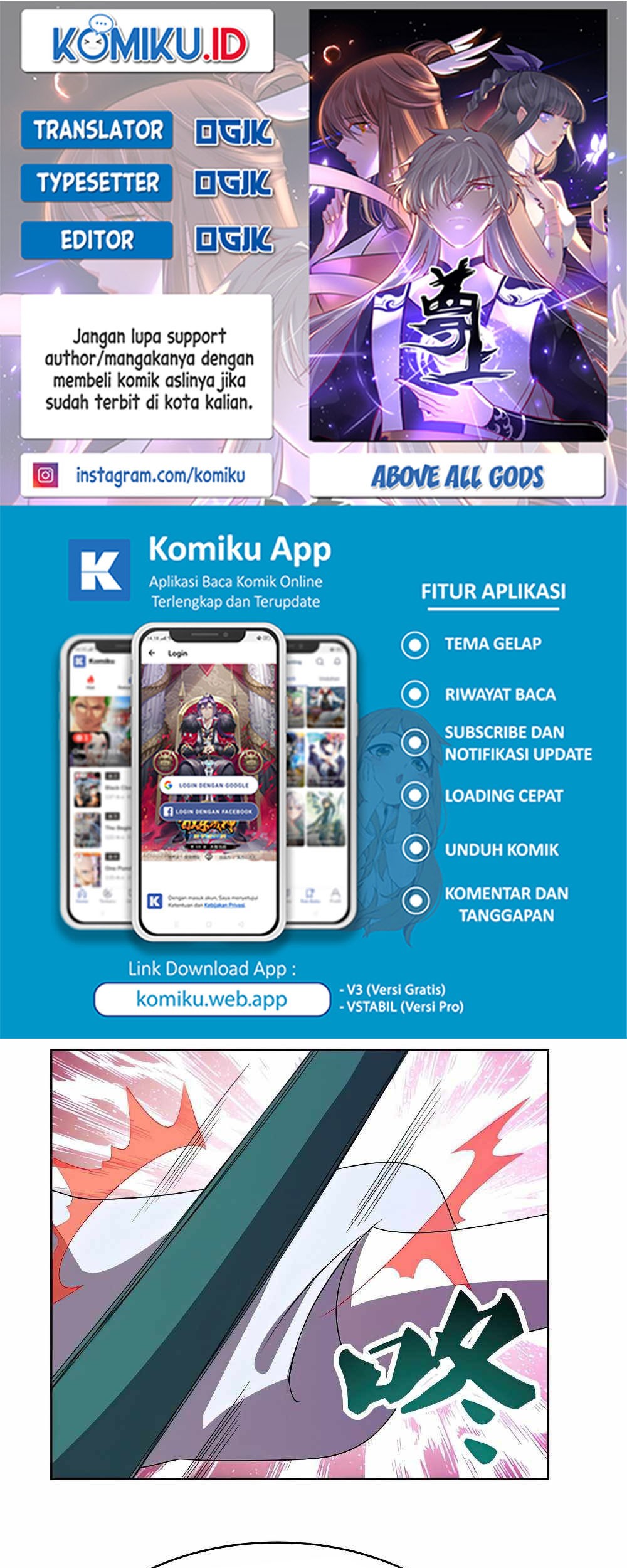 Baca Komik Above All Gods Chapter 445.5 Gambar 1