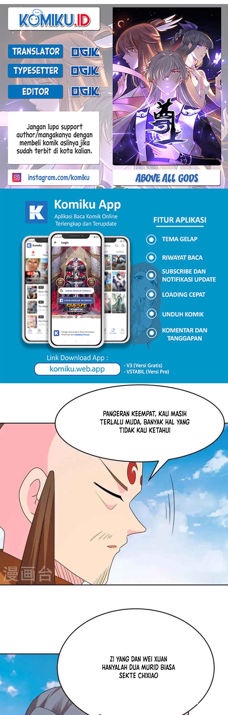 Baca Komik Above All Gods Chapter 446 Gambar 1
